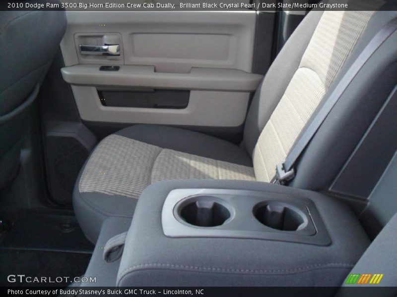 Brilliant Black Crystal Pearl / Dark Slate/Medium Graystone 2010 Dodge Ram 3500 Big Horn Edition Crew Cab Dually