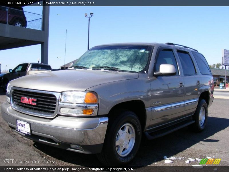Pewter Metallic / Neutral/Shale 2003 GMC Yukon SLE