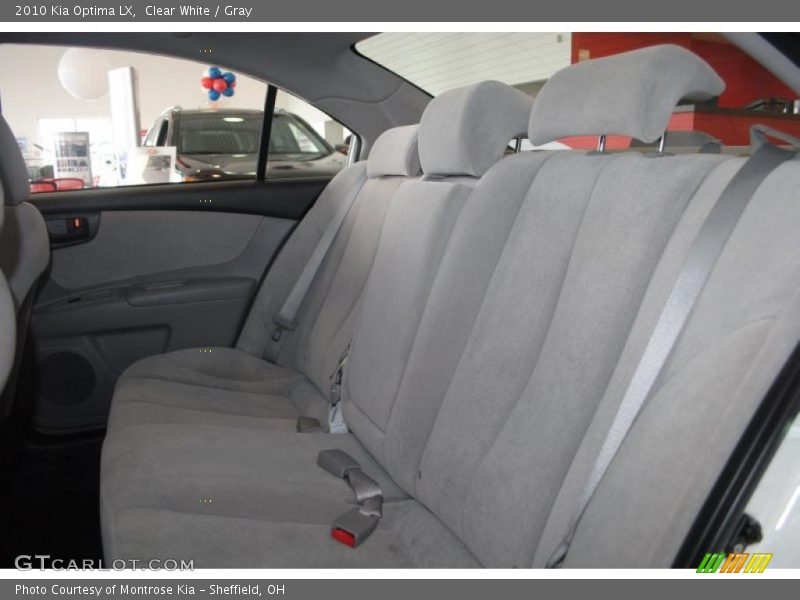 Clear White / Gray 2010 Kia Optima LX