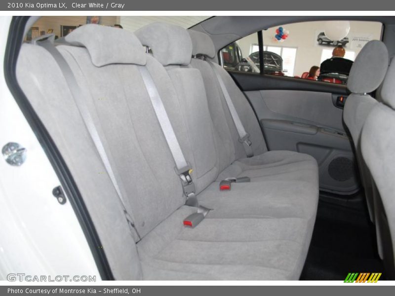 Clear White / Gray 2010 Kia Optima LX
