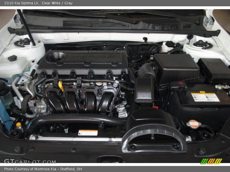 Clear White / Gray 2010 Kia Optima LX