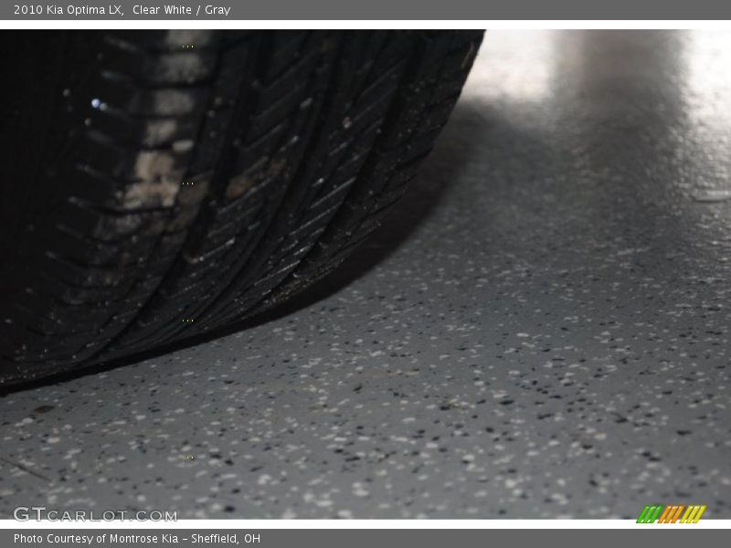 Clear White / Gray 2010 Kia Optima LX