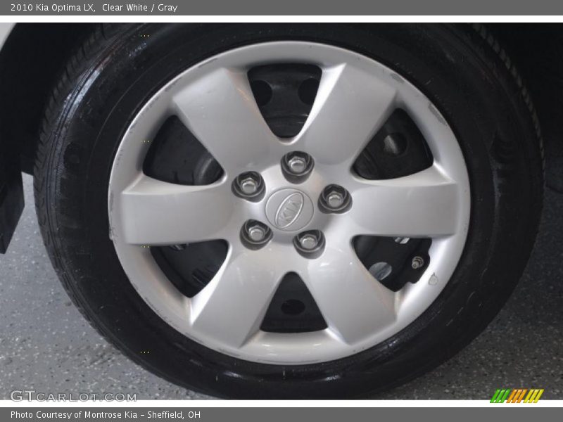 Clear White / Gray 2010 Kia Optima LX