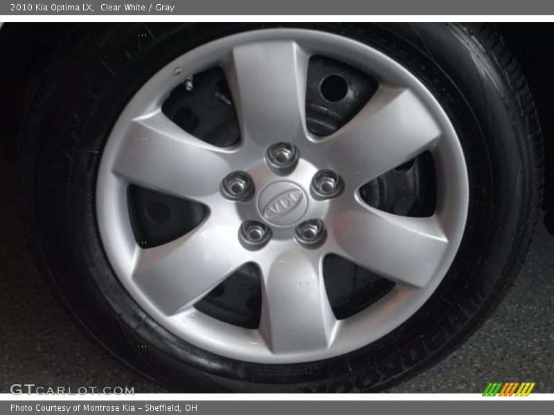 Clear White / Gray 2010 Kia Optima LX