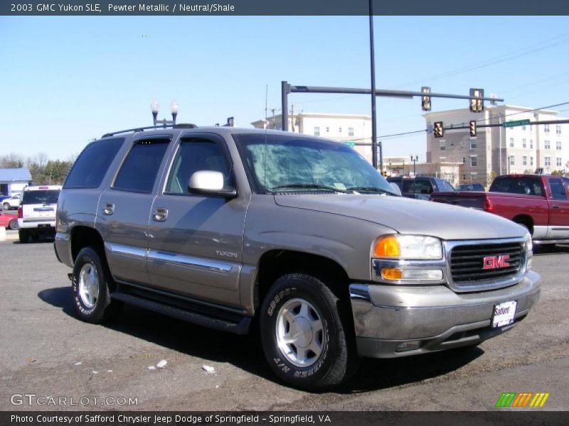 Pewter Metallic / Neutral/Shale 2003 GMC Yukon SLE