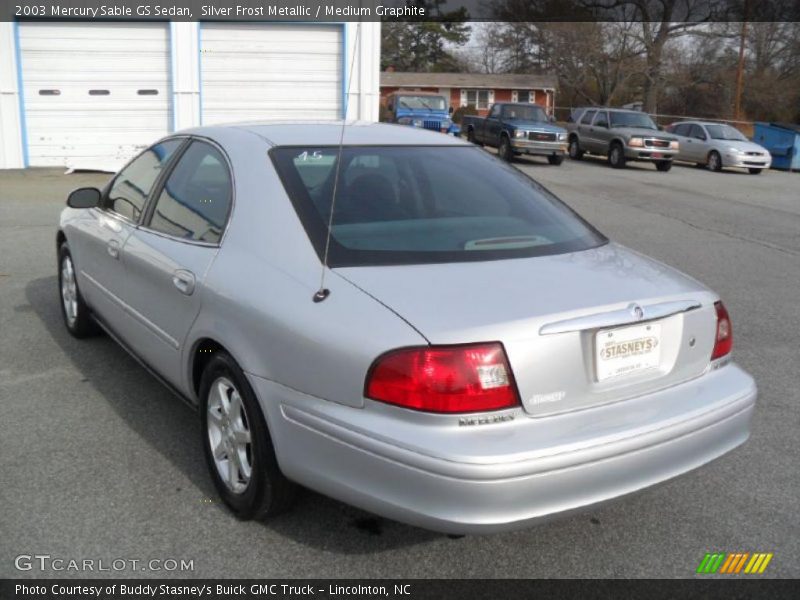Silver Frost Metallic / Medium Graphite 2003 Mercury Sable GS Sedan