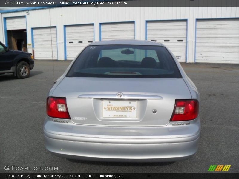 Silver Frost Metallic / Medium Graphite 2003 Mercury Sable GS Sedan