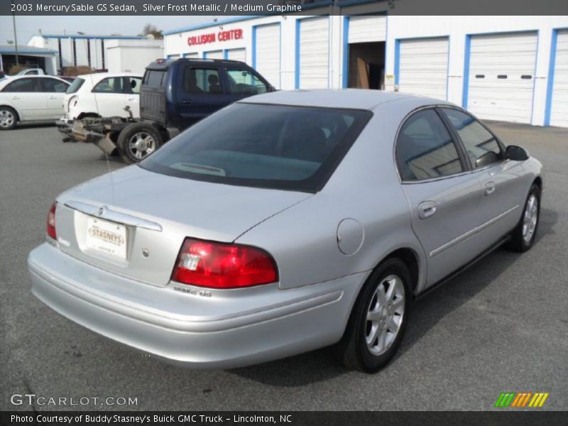 Silver Frost Metallic / Medium Graphite 2003 Mercury Sable GS Sedan