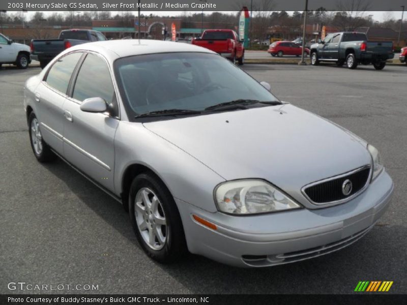 Silver Frost Metallic / Medium Graphite 2003 Mercury Sable GS Sedan