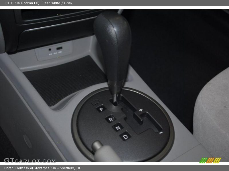 Clear White / Gray 2010 Kia Optima LX