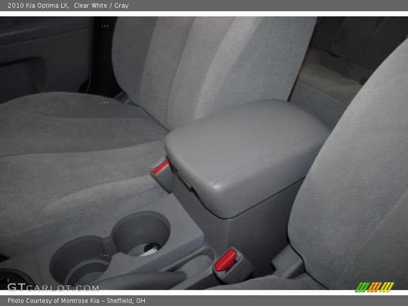 Clear White / Gray 2010 Kia Optima LX