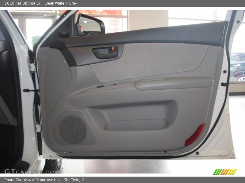 Clear White / Gray 2010 Kia Optima LX