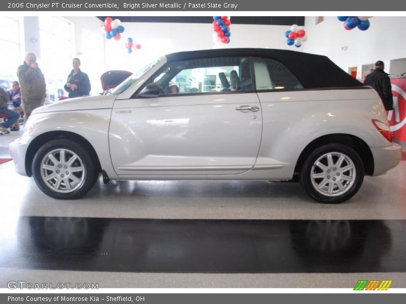 Bright Silver Metallic / Pastel Slate Gray 2006 Chrysler PT Cruiser Convertible