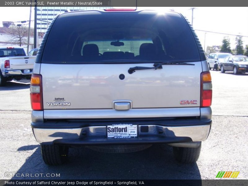 Pewter Metallic / Neutral/Shale 2003 GMC Yukon SLE