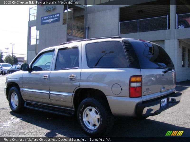 Pewter Metallic / Neutral/Shale 2003 GMC Yukon SLE