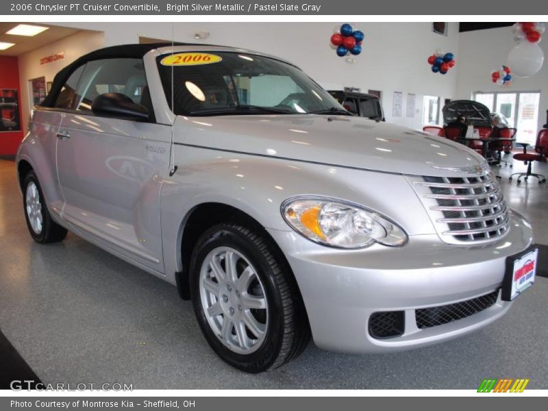 Bright Silver Metallic / Pastel Slate Gray 2006 Chrysler PT Cruiser Convertible