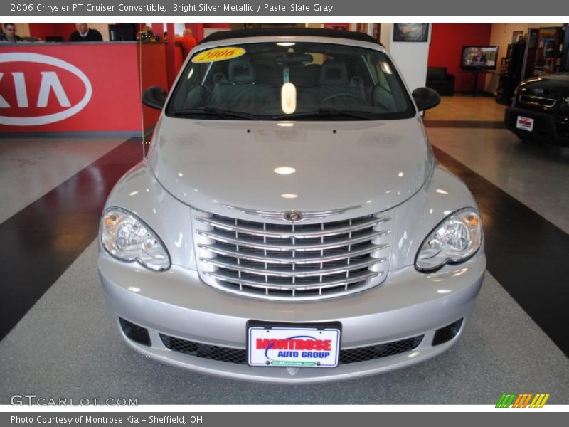 Bright Silver Metallic / Pastel Slate Gray 2006 Chrysler PT Cruiser Convertible
