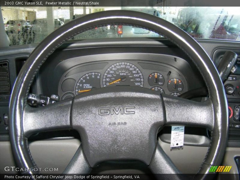 Pewter Metallic / Neutral/Shale 2003 GMC Yukon SLE