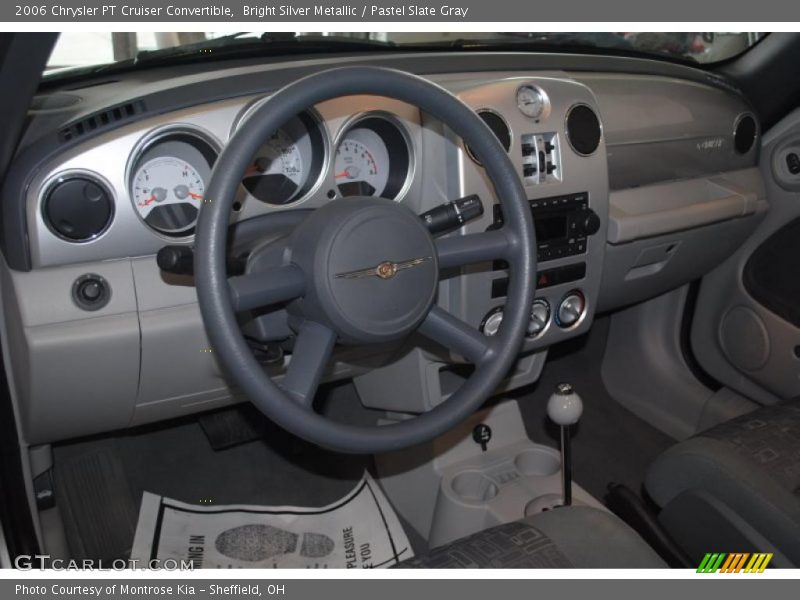 Bright Silver Metallic / Pastel Slate Gray 2006 Chrysler PT Cruiser Convertible