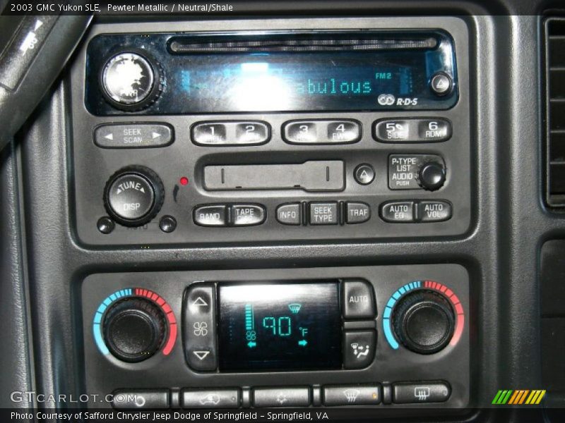 Controls of 2003 Yukon SLE