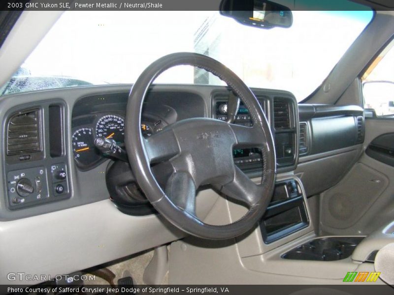 Pewter Metallic / Neutral/Shale 2003 GMC Yukon SLE