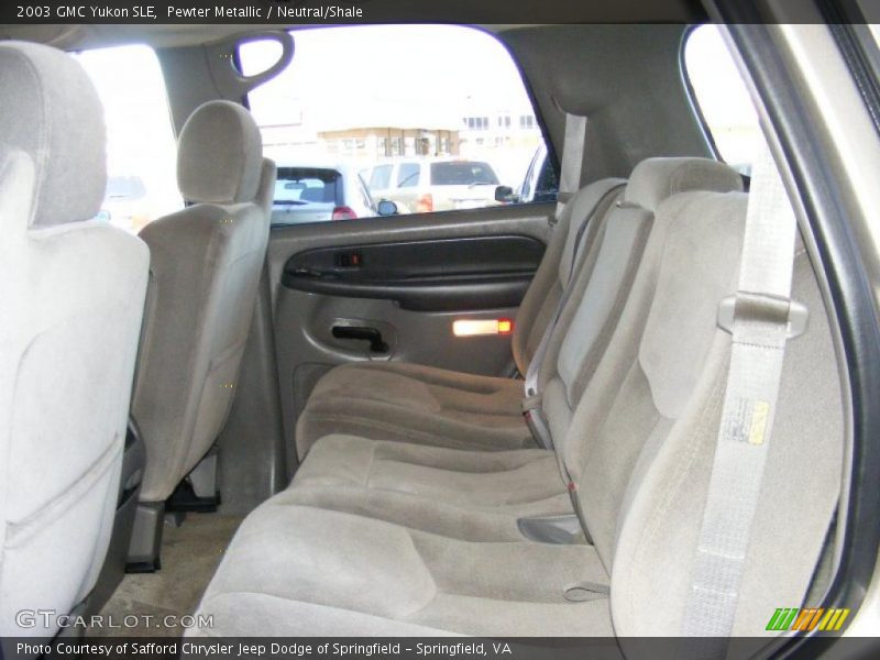Pewter Metallic / Neutral/Shale 2003 GMC Yukon SLE