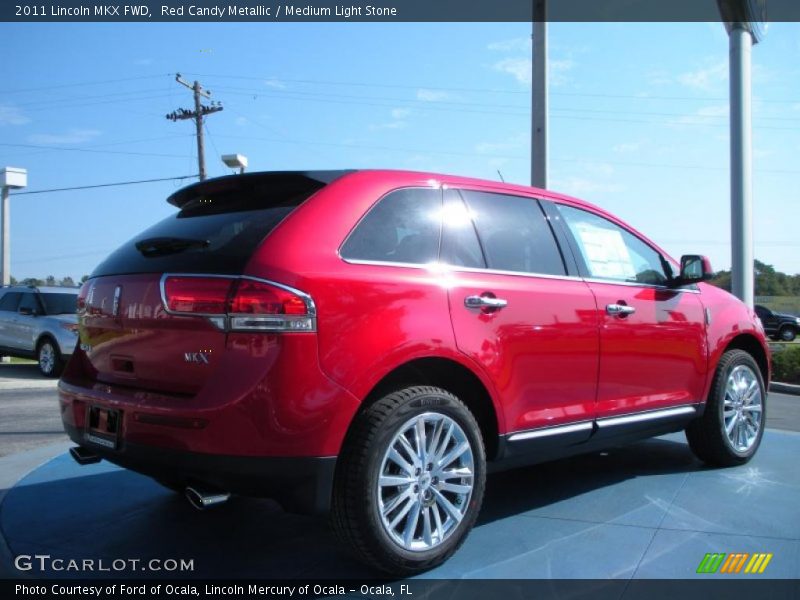 Red Candy Metallic / Medium Light Stone 2011 Lincoln MKX FWD