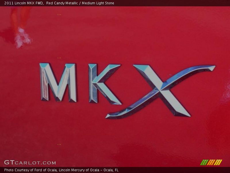 Red Candy Metallic / Medium Light Stone 2011 Lincoln MKX FWD