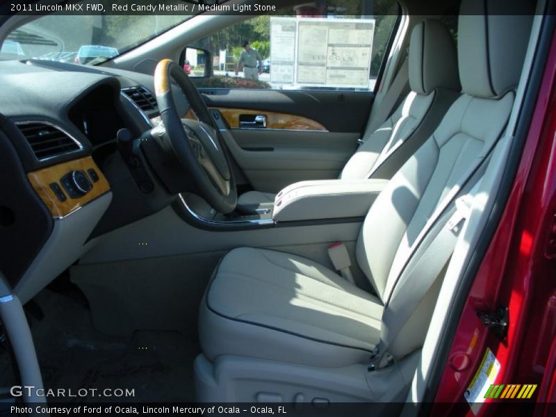 Red Candy Metallic / Medium Light Stone 2011 Lincoln MKX FWD