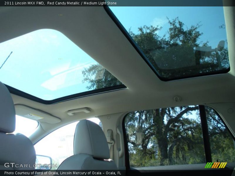 Red Candy Metallic / Medium Light Stone 2011 Lincoln MKX FWD