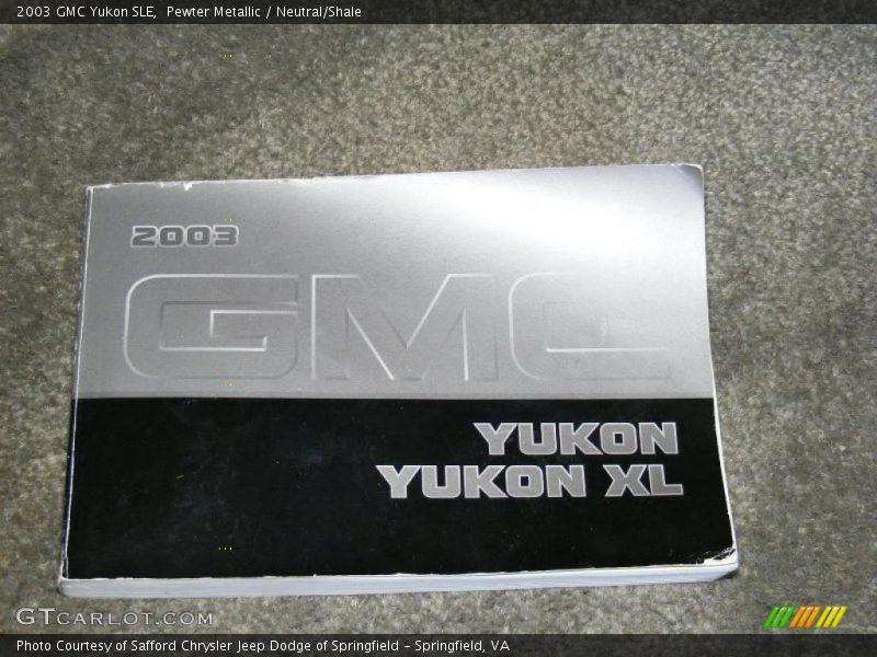 Pewter Metallic / Neutral/Shale 2003 GMC Yukon SLE