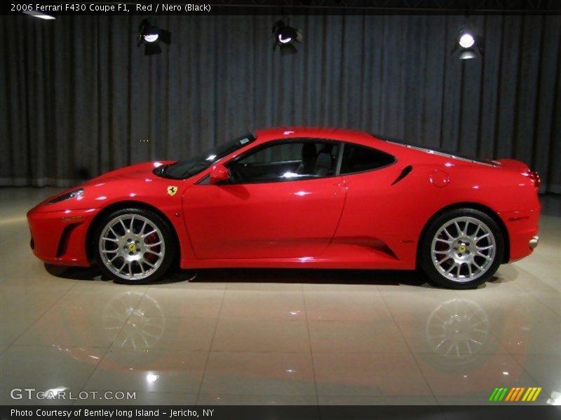 Red / Nero (Black) 2006 Ferrari F430 Coupe F1