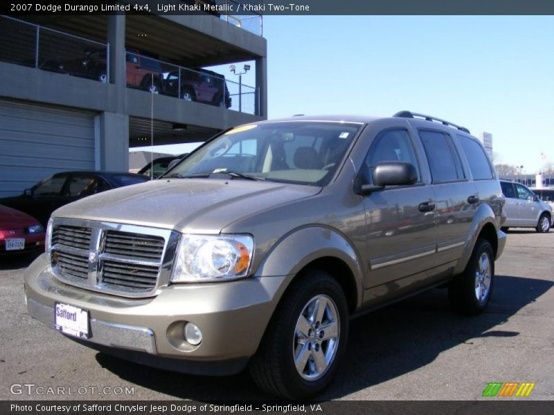 Light Khaki Metallic / Khaki Two-Tone 2007 Dodge Durango Limited 4x4