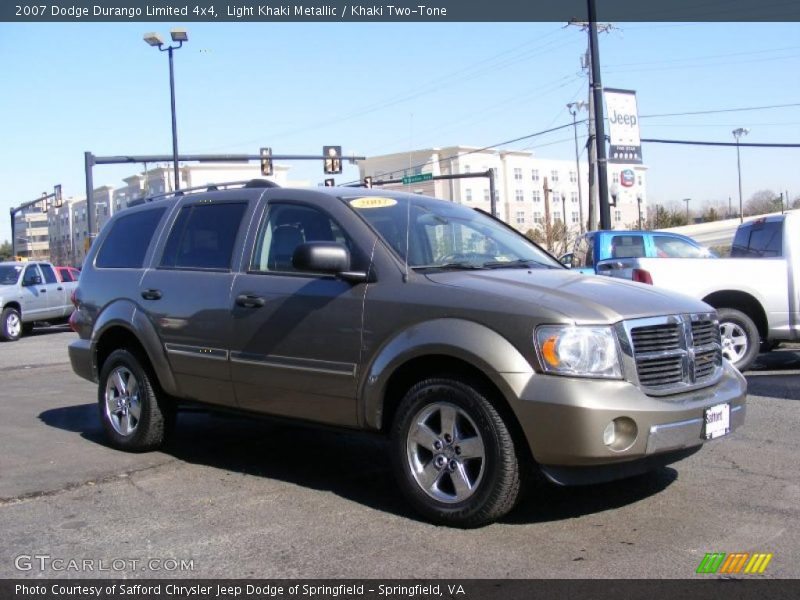 Light Khaki Metallic / Khaki Two-Tone 2007 Dodge Durango Limited 4x4