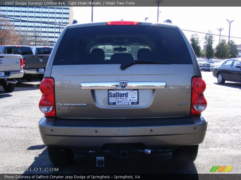 Light Khaki Metallic / Khaki Two-Tone 2007 Dodge Durango Limited 4x4