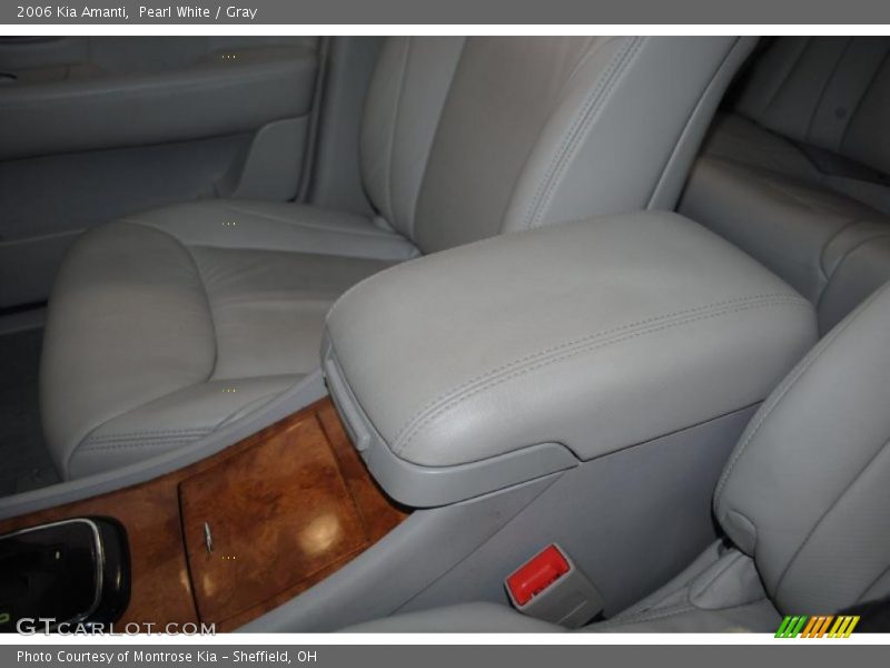 Pearl White / Gray 2006 Kia Amanti