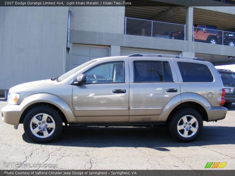 Light Khaki Metallic / Khaki Two-Tone 2007 Dodge Durango Limited 4x4