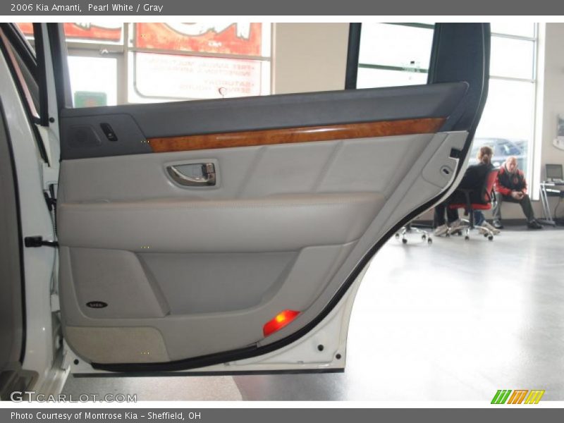 Pearl White / Gray 2006 Kia Amanti