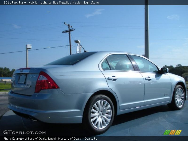  2011 Fusion Hybrid Light Ice Blue Metallic