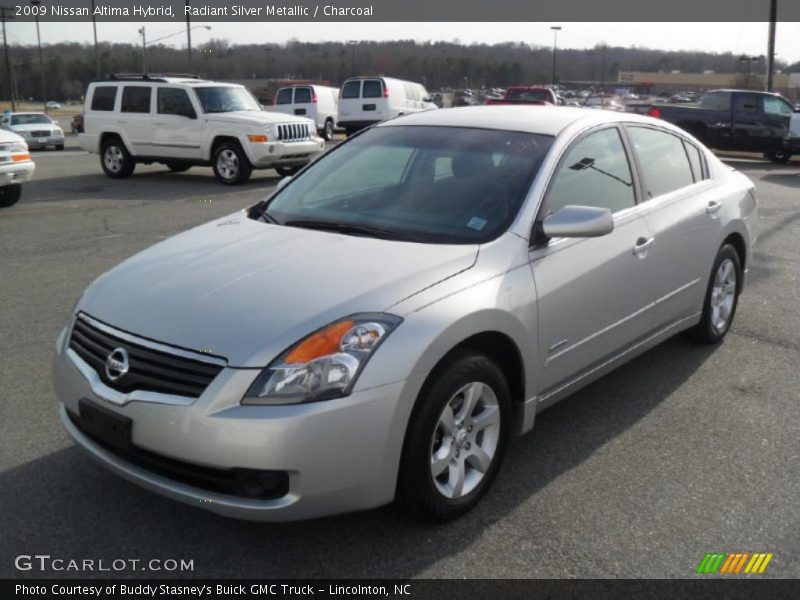 Radiant Silver Metallic / Charcoal 2009 Nissan Altima Hybrid