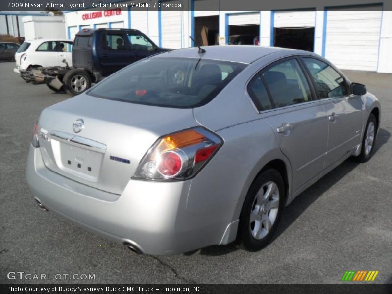 Radiant Silver Metallic / Charcoal 2009 Nissan Altima Hybrid