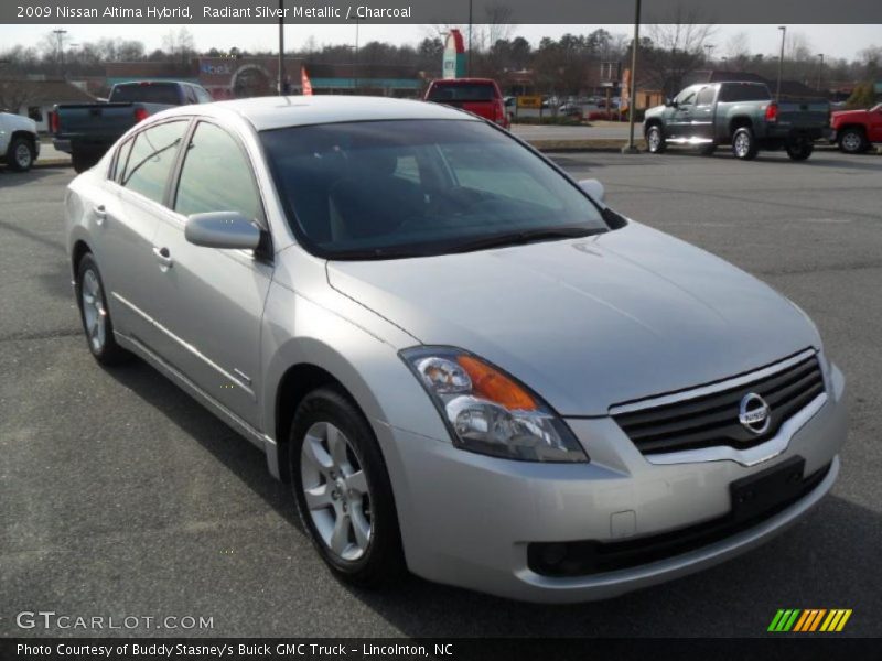 Radiant Silver Metallic / Charcoal 2009 Nissan Altima Hybrid