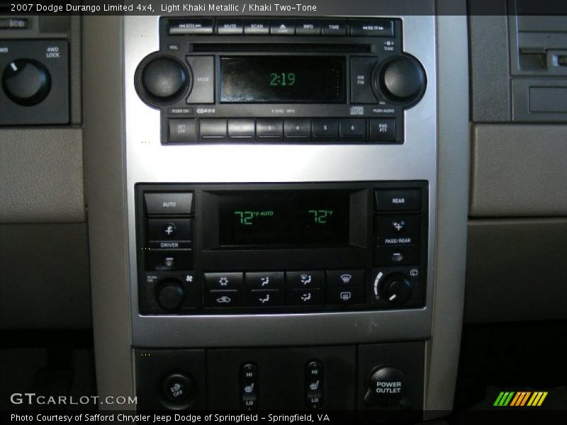 Controls of 2007 Durango Limited 4x4