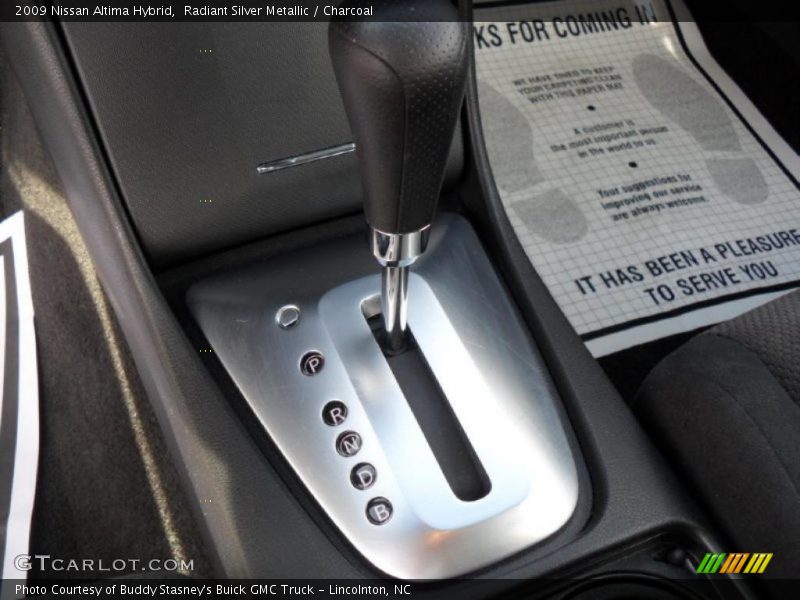 Radiant Silver Metallic / Charcoal 2009 Nissan Altima Hybrid