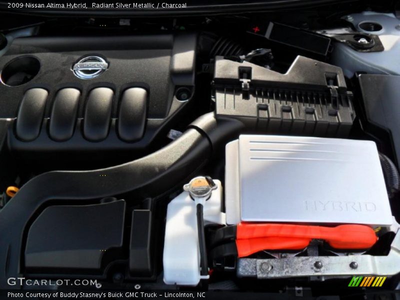 Radiant Silver Metallic / Charcoal 2009 Nissan Altima Hybrid