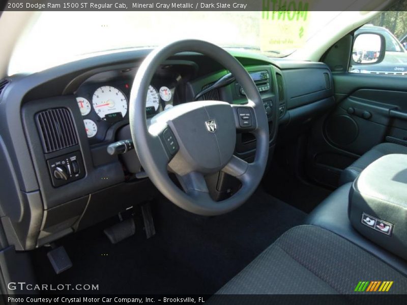 Mineral Gray Metallic / Dark Slate Gray 2005 Dodge Ram 1500 ST Regular Cab