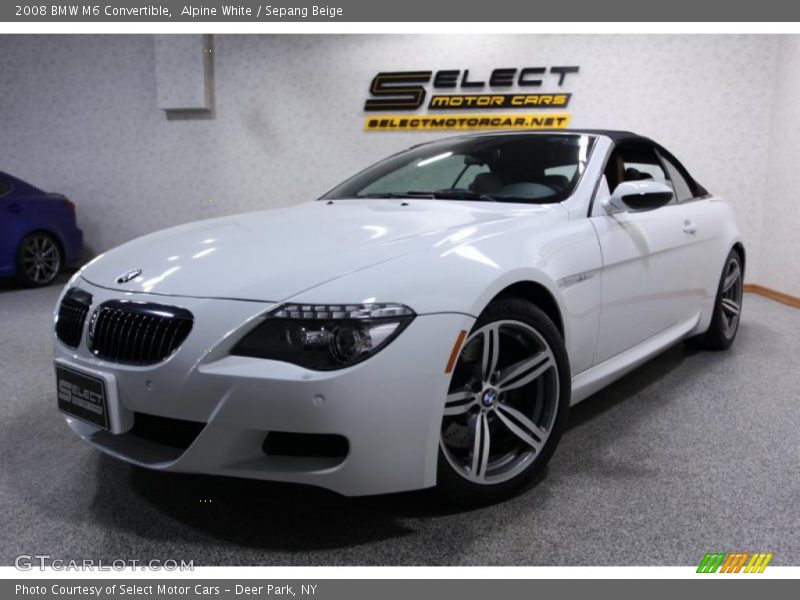 Alpine White / Sepang Beige 2008 BMW M6 Convertible