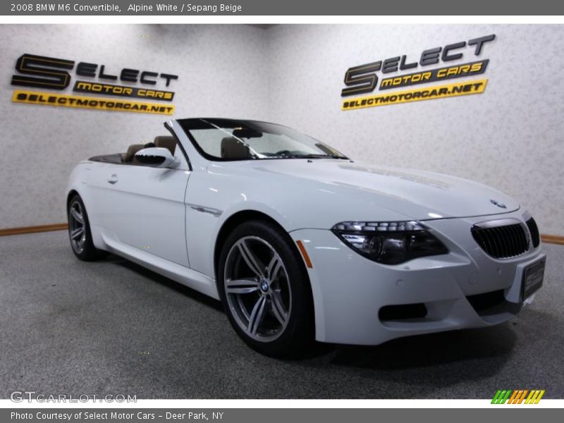 Alpine White / Sepang Beige 2008 BMW M6 Convertible