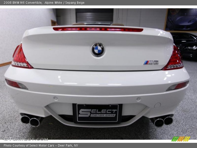 Alpine White / Sepang Beige 2008 BMW M6 Convertible