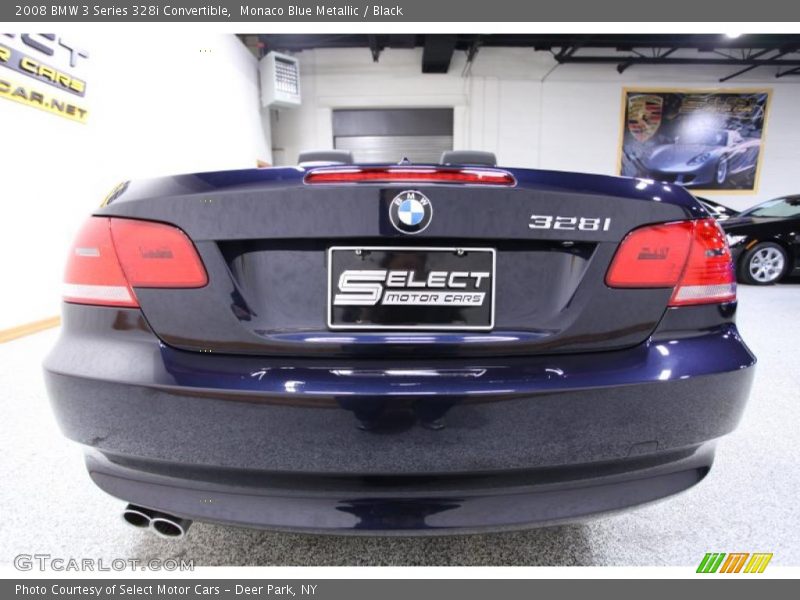 Monaco Blue Metallic / Black 2008 BMW 3 Series 328i Convertible
